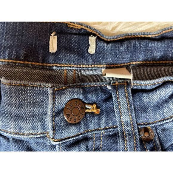 EUC J Crew Distressed Straight Leg Jeans Size 4 - Picture 3 of 9